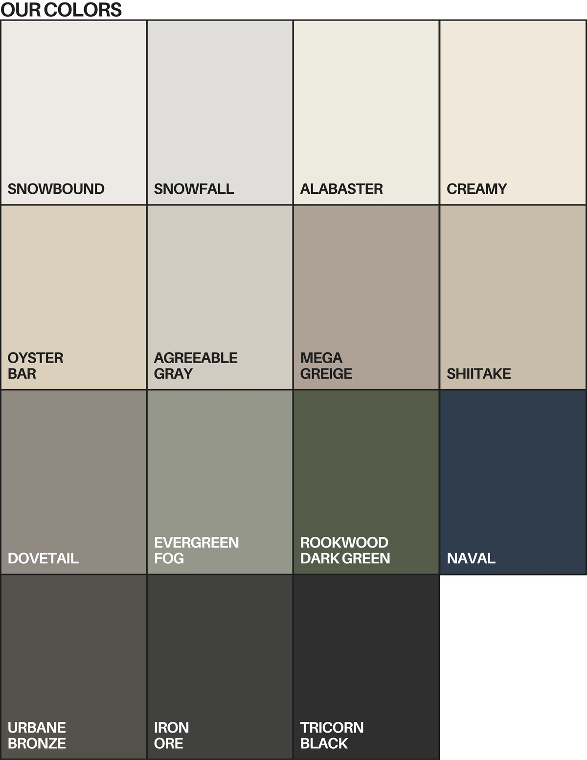 our colors 